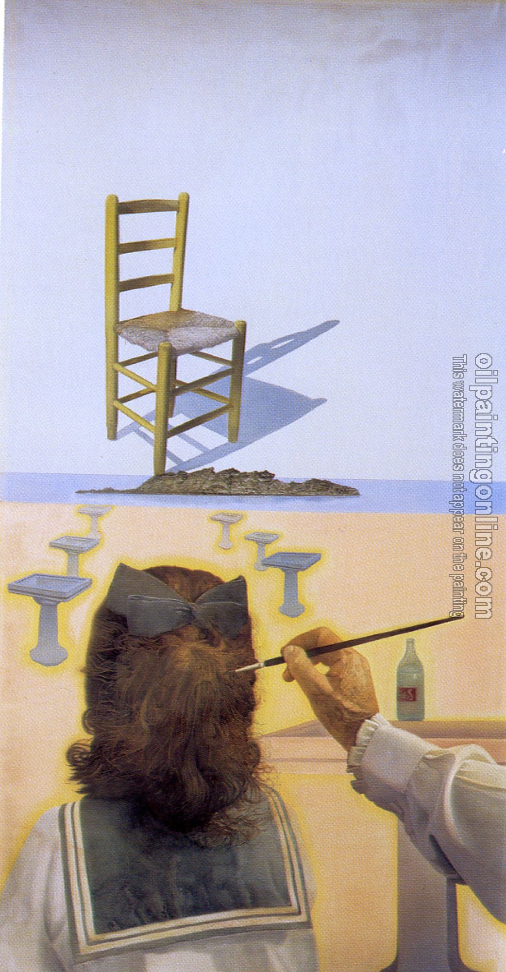 Dali, Salvador - The Chair(stereoscopic work;left component)